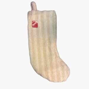 Wondershop Cream and White Fleece Stocking
New with Tags